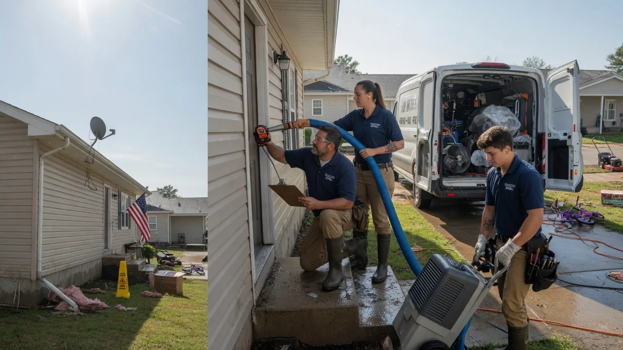 Ceiling Water Damage Restoration in Greenbush, VA near me